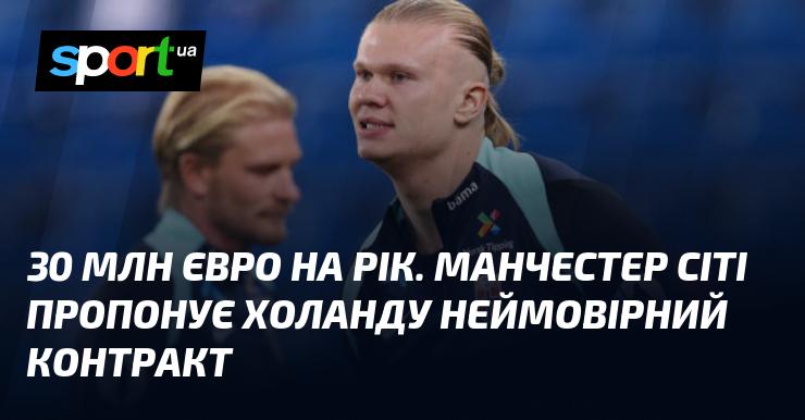 30 мільйонів євро щорічно. Манчестер Сіті надає Холанду приголомшливу угоду.